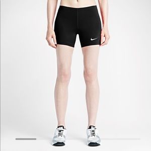 Nike black stretch shorts